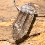 Punta de cuarzo cristal natural Tíbet - Piedra semipreciosa, piedra rodada, colgante de collar - Calidad A #5260