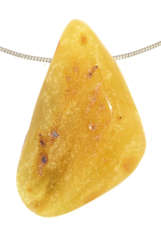 Bernstein Edelstein Schmuck Anhänger - baltic amber #6675