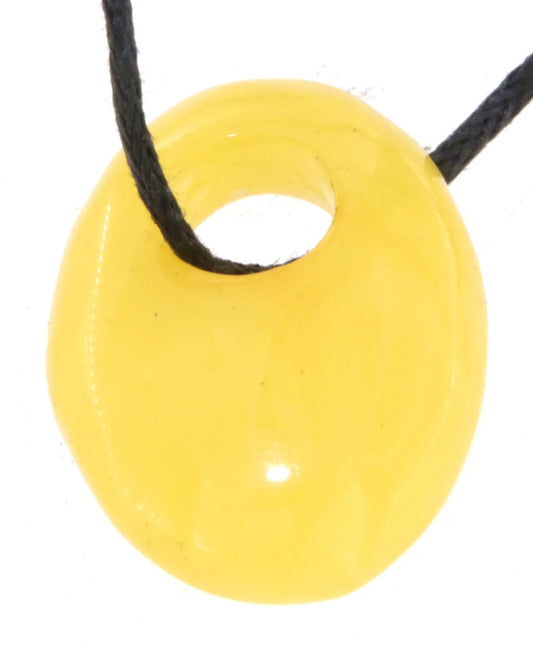 Bernstein Edelstein Schmuck Ketten Anhänger - baltic amber #0289