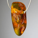 Bernstein Edelstein Schmuck Ketten Anhänger - baltic amber #7227 - seelensteinchen