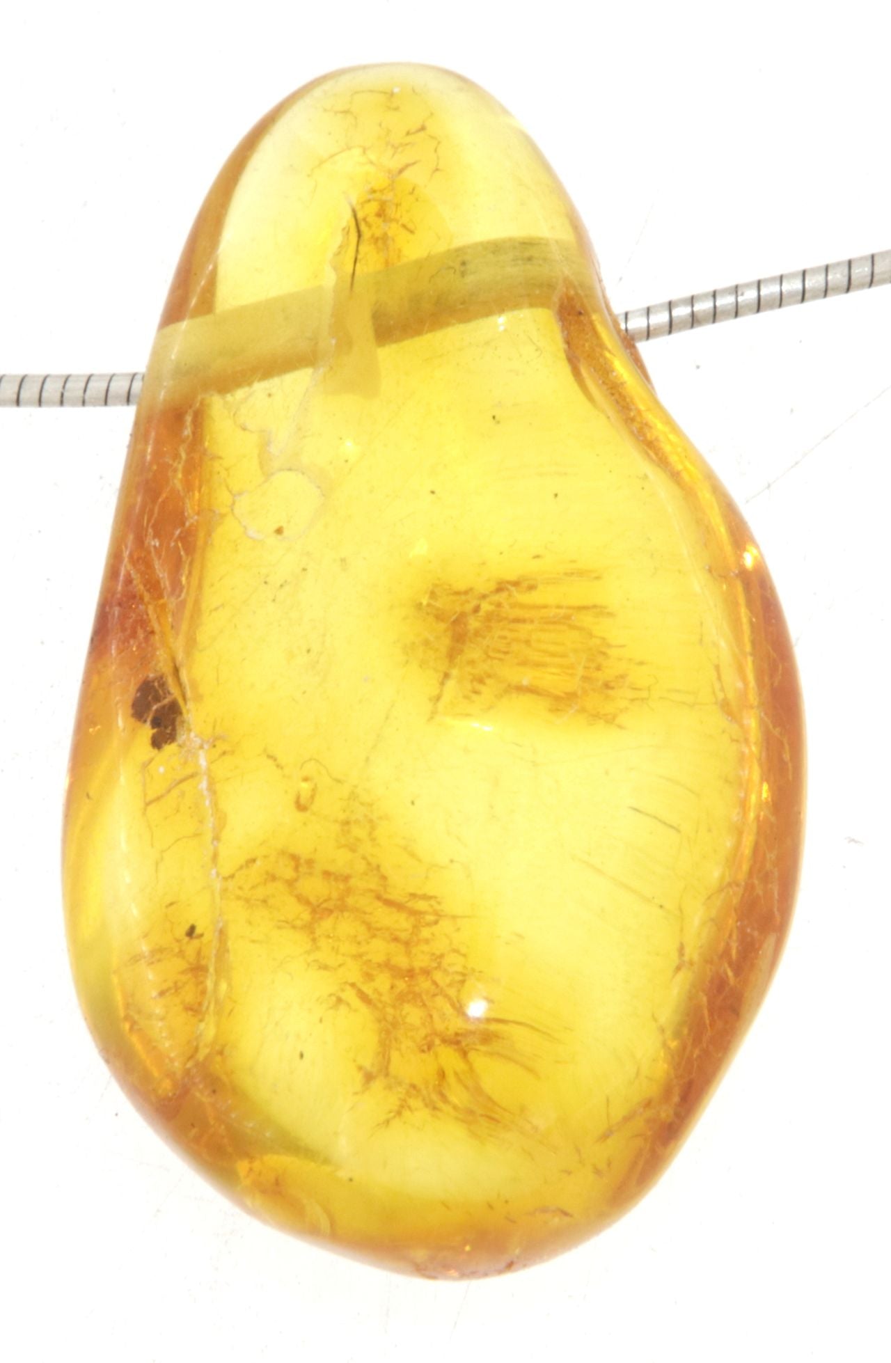 Bernstein Schmuck Ketten Anhänger - baltic amber #0139