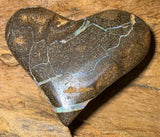 Boulder Opal Herz ca. 6cm - Edelstein - Mineralien A Qualität #7408