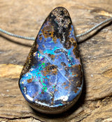 Australischer Boulder Opal Trommelstein Anhänger - Edelstein A Qualität #6204