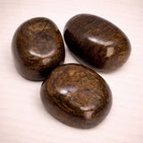 Bronzit - Edelstein - Trommelstein - Handschmeichler - A Qualität #6262 - seelensteinchen