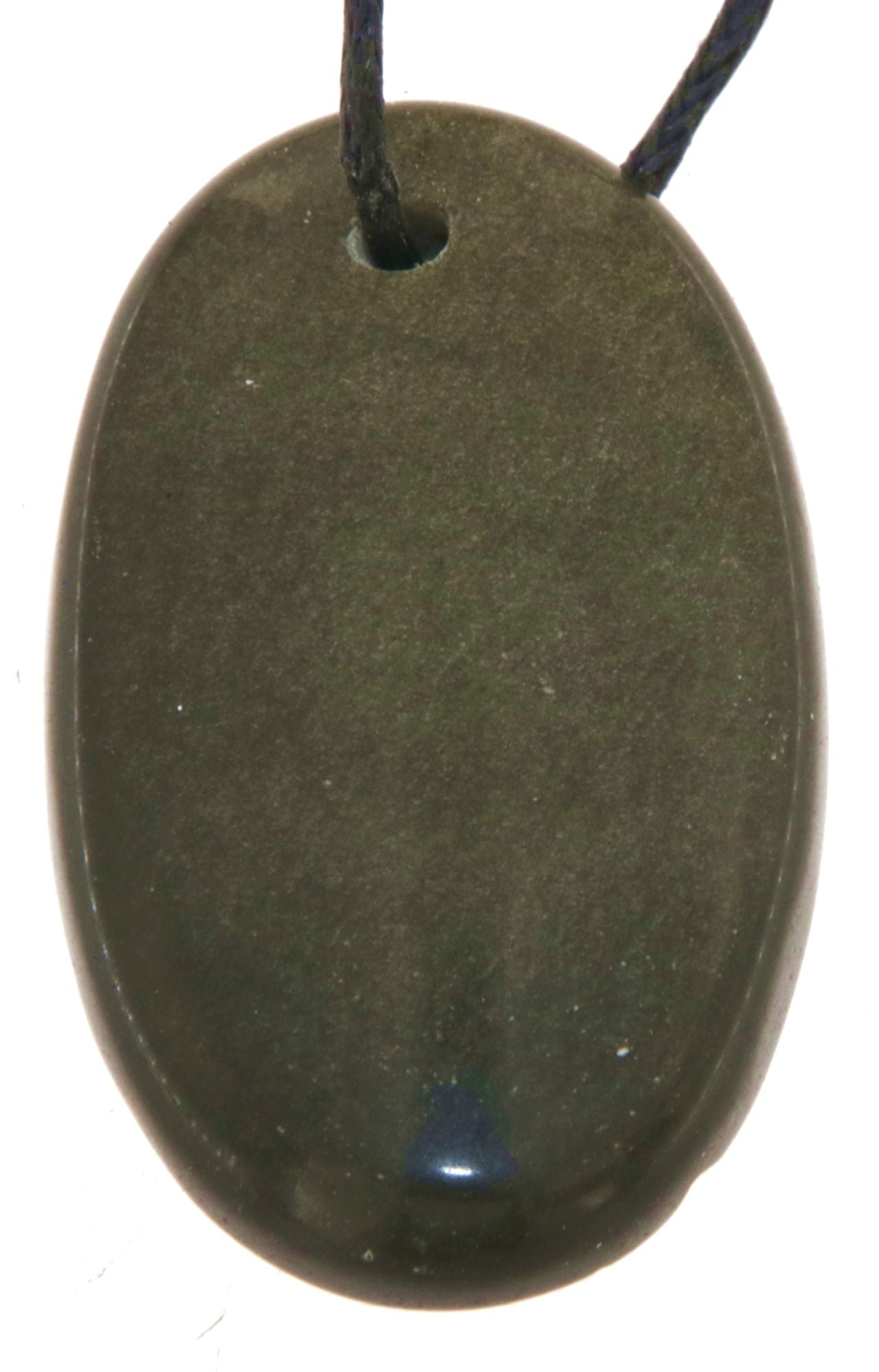 Goldobsidian - Obsidian Trommelstein Edelstein Cabochon Schmuck Ketten Anhänger - A Qualität #7157