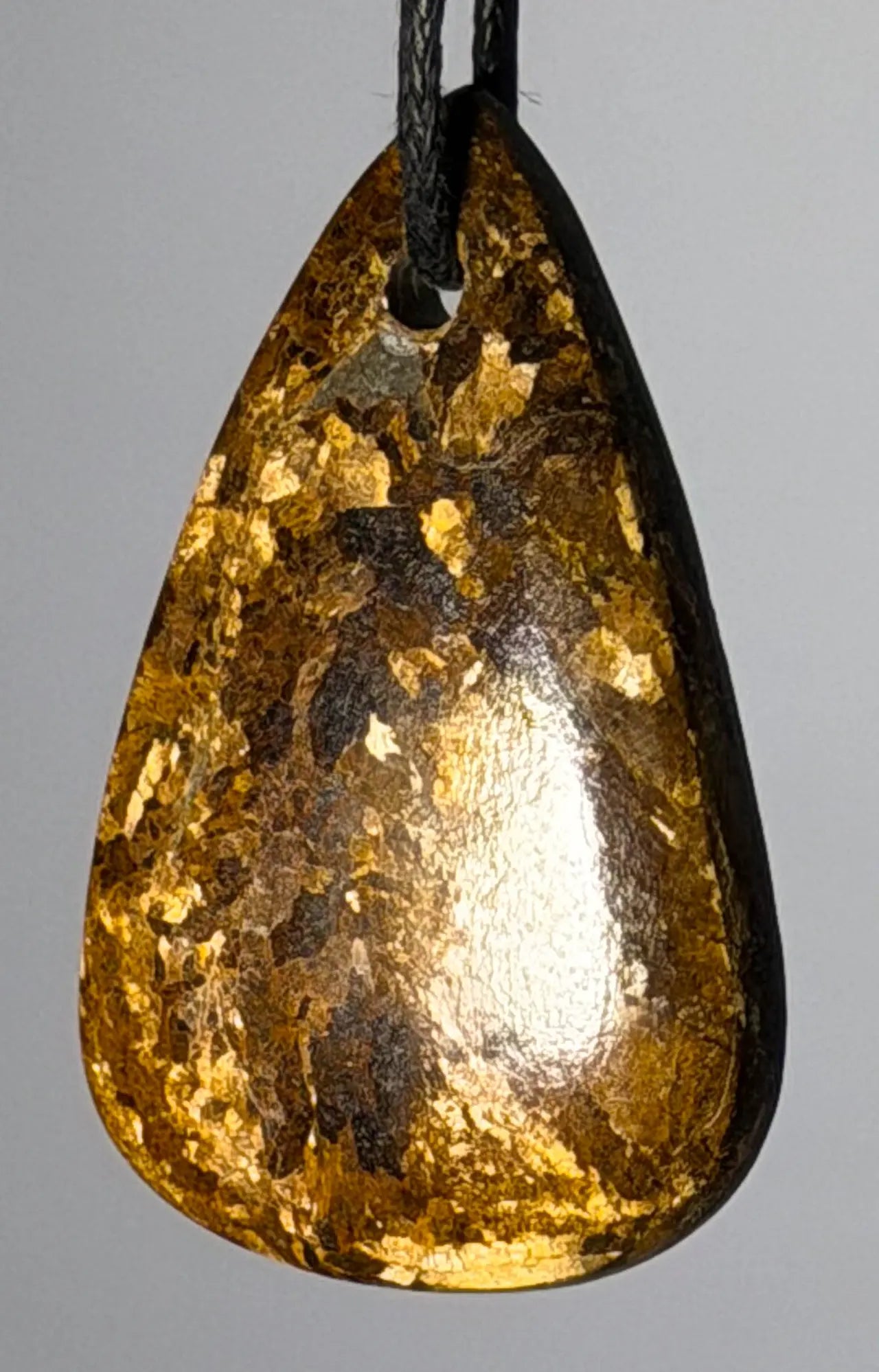 Bronzit Trommelstein Edelstein Cabochon Schmuck Ketten Anhänger - A Qualität #7158 - seelensteinchen
