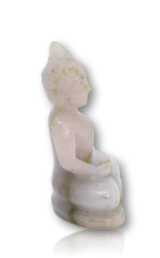 Buddha Figur aus Burma Jade - Handgeschnitzt - AAA Qualität #5384