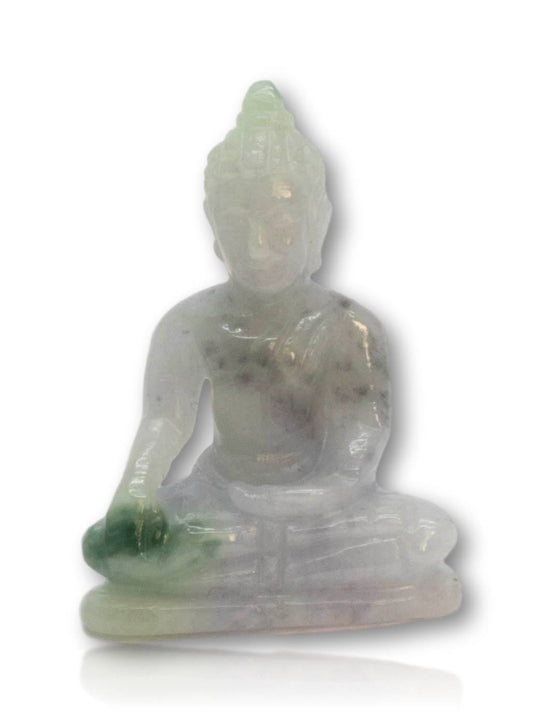 Buddha Figur aus Burma Jade - Handgeschnitzt - AAA Qualität #5386