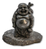 Schungit Hotei Figur - Edelstein - Der Lachende Buddha