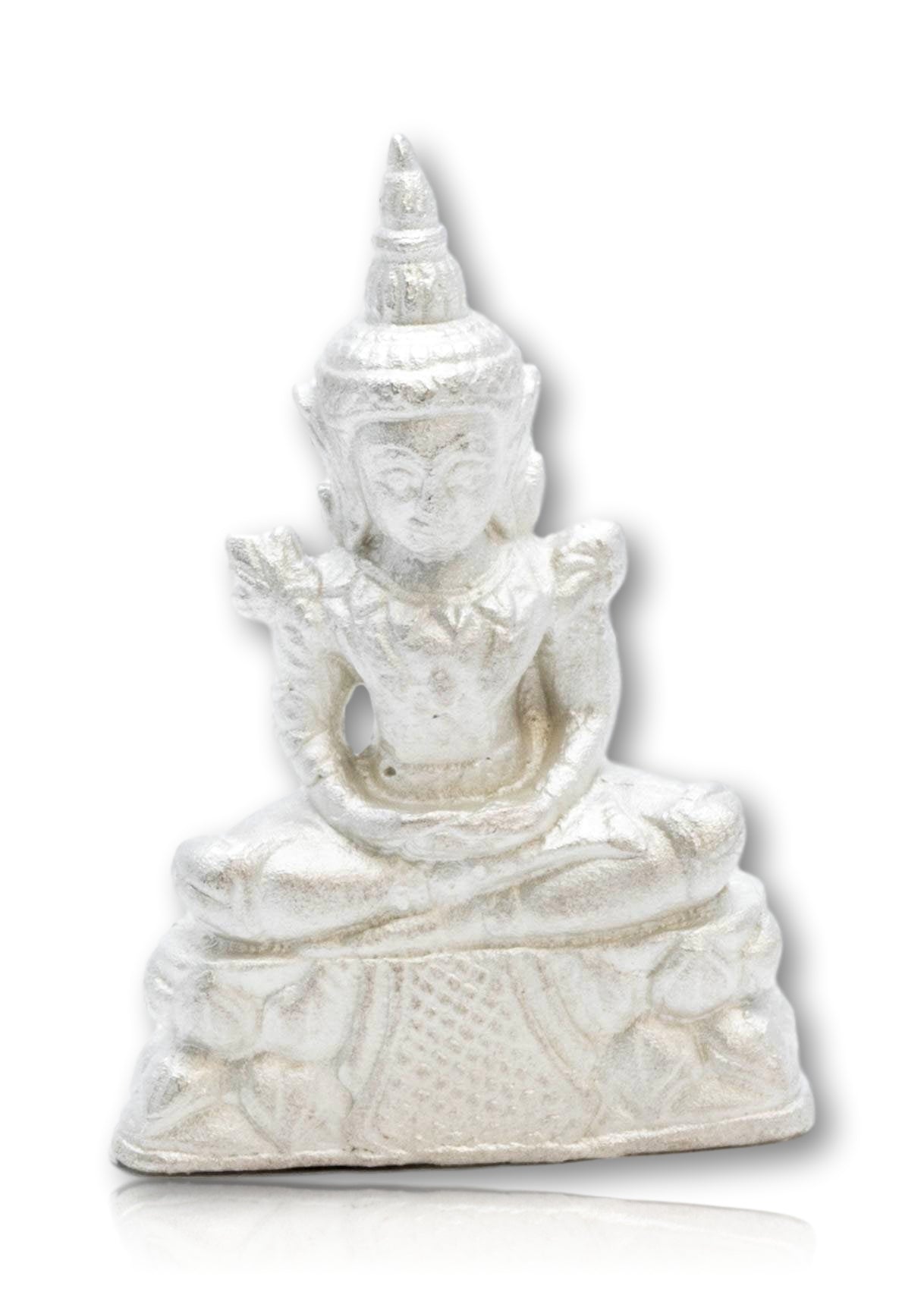 Buddha Figur aus 999er Silber matt - Made in Germany - AAA Qualität #5231
