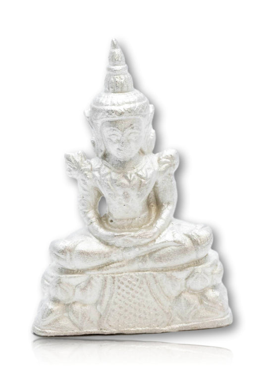 Buddha Figur aus 999er Silber matt - Made in Germany - AAA Qualität #5231