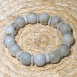 Jade birmana - Piedra preciosa - Pulsera de piedras preciosas - Pulsera de joyería #6849