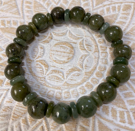 Burma Jade - Edelstein - Edelsteinarmband - Schmuck Armband #6849