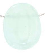 Calcit grün Trommelstein Edelstein Schmuck Ketten Anhänger - A Qualität #5740