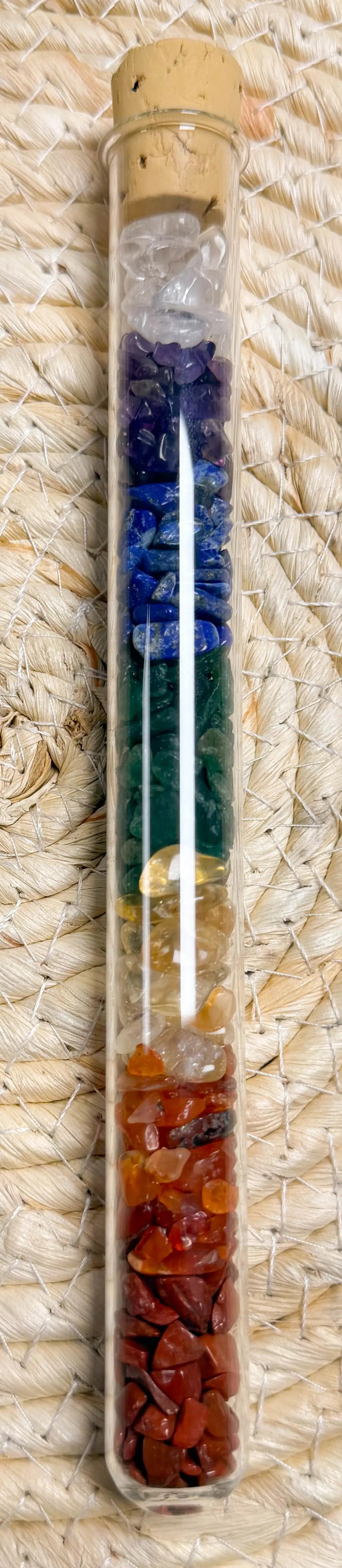 Edelsteinwasser Stab Chakra Mischung - Wassersteine - Wasser energetisieren - seelensteinchen