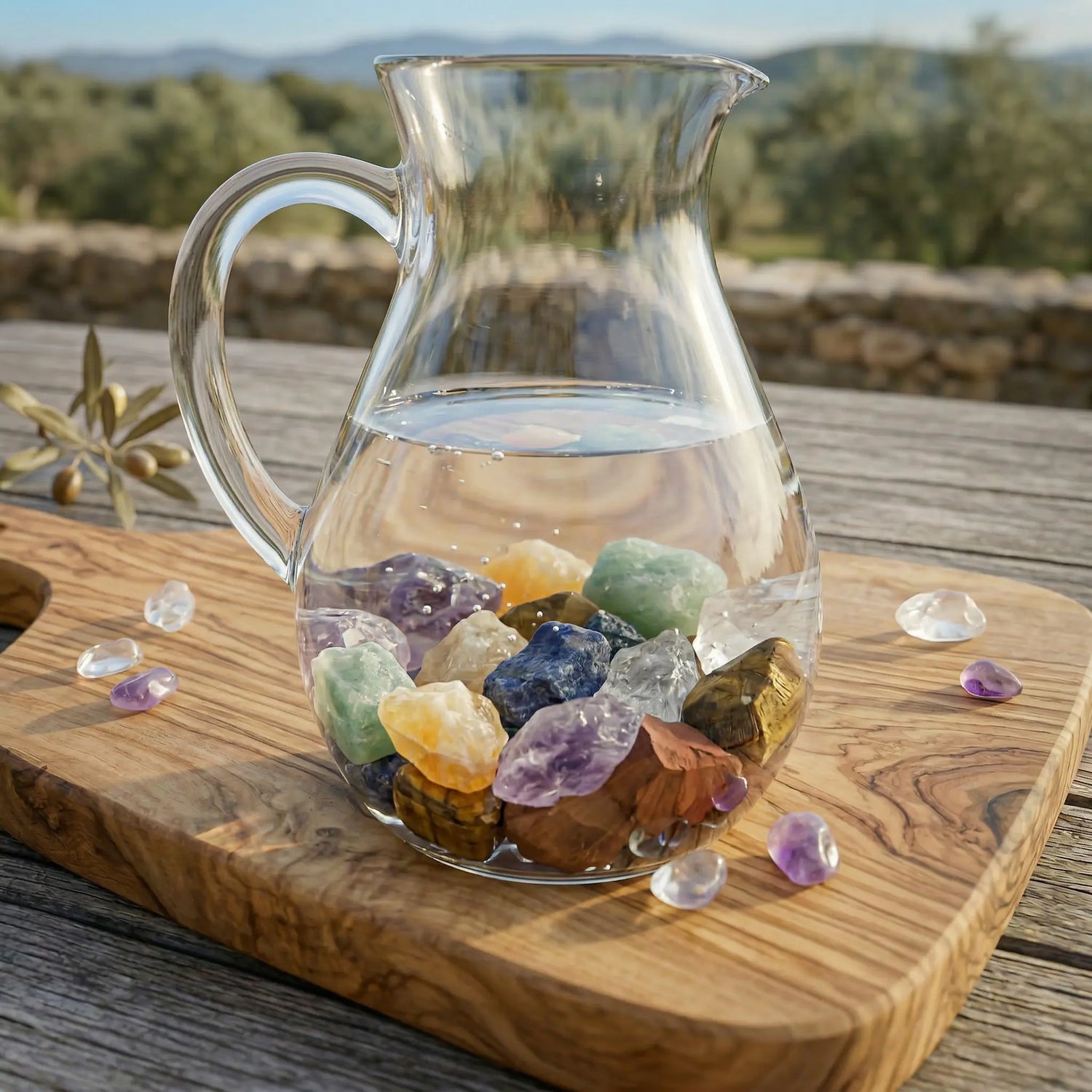 chakra-bergkristall-aventurin-amethyst-edelsteinwasser-wassersteine-energetisieren-direktmethode-geschenk-seelensteinchen