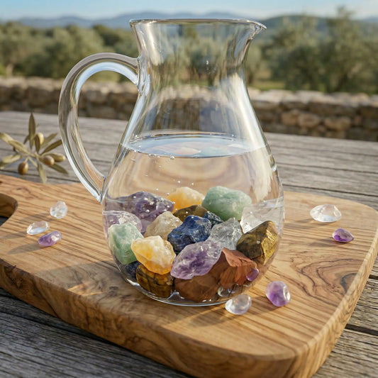 chakra-bergkristall-aventurin-amethyst-edelsteinwasser-wassersteine-energetisieren-direktmethode-geschenk-seelensteinchen