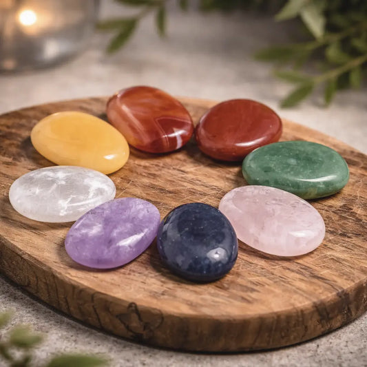 chakra-set-edelsteine-amethyst-aventurin-bergkristall-rosenquarz-sodalith-jaspis-calcit-karneol-seelensteinchen