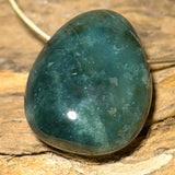 grüner Chalcedon Trommelstein Edelstein Schmuck Anhänger - A Qualität #5264
