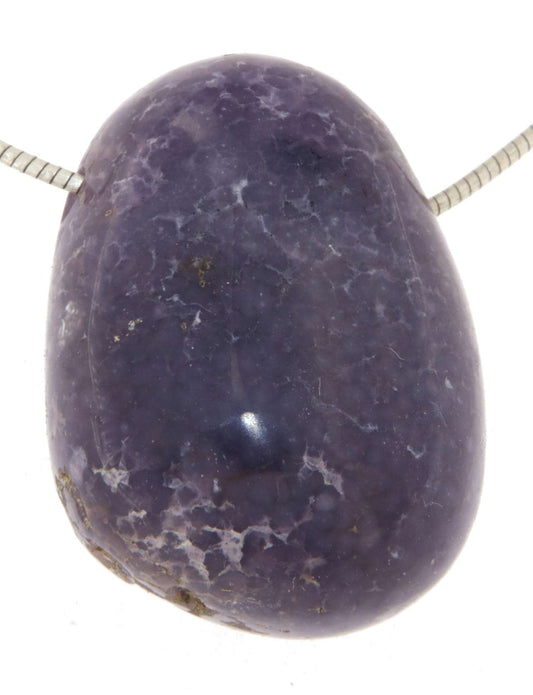 edler Trauben Chalcedon Edelstein - Trommelstein Schmuck Ketten Anhänger - A Qualität #0286