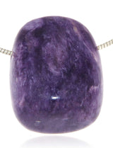 Charoit Trommelstein Edelstein Schmuck Anhänger - A Qualität #3114