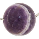 Chevron Amethyst Kugel 16mm Schmuck Ketten Anhänger - Edelstein A Qualität #7435 - seelensteinchen