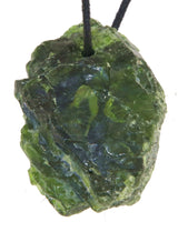 Chromdiopsid Trommelstein - Edelstein - Schmuck Ketten Anhänger - A Qualität #0151