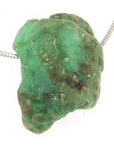 Colgante de crisoprasa, piedra tamboreada, joya, collar - Cadena de piedras preciosas - Collar - Calidad A #6887