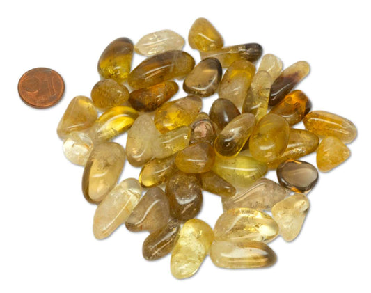 Citrin Small - Edelstein - Trommelstein - Handschmeichler - A Qualität #6061