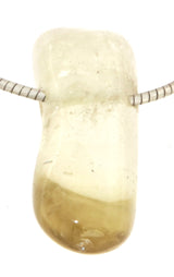 Citrin unbehandelt Trommelstein Edelstein Schmuck Ketten Anhänger - A Qualität #6284