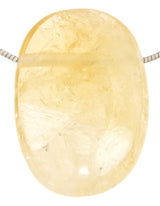 Citrin Edelstein Trommelstein Schmuck Ketten Anhänger - A Qualität #7173