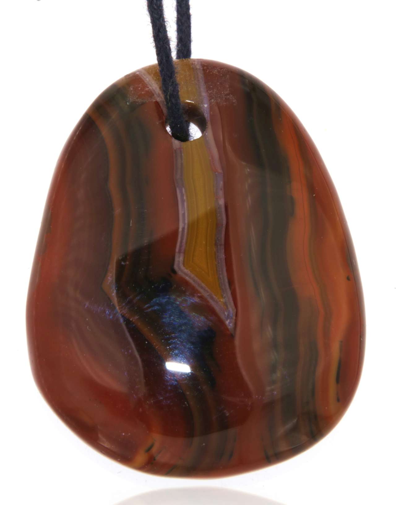 Condor Achat Trommelstein Schmuck Edelstein Anhänger - A Qualität #6136