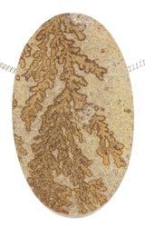 Dentriten Trommelstein Edelstein Schmuck Anhänger - A Qualität #5677