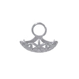 Donutverzierung - Donuthalter Blume 925er Silber für Donut 30mm #ms0104