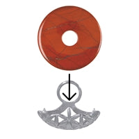 Donutverzierung - Donuthalter Blume 925er Silber für Donut 30mm #ms0104