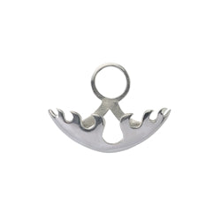Donutverzierung - Donuthalter Welle 925er Silber für Donut 40mm #ms0101
