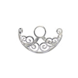 Donutverzierung - Donuthalter Paisley 925er Silber für Donut 30mm #ms0102