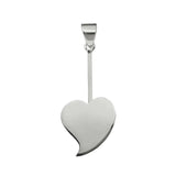 Donuthalter "Herz" Silber - für 30 - 40mm Donut 925er Silber #s0007