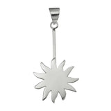 Donuthalter "Sonne" Silber für 30 - 40mm Donut - 925er Silber