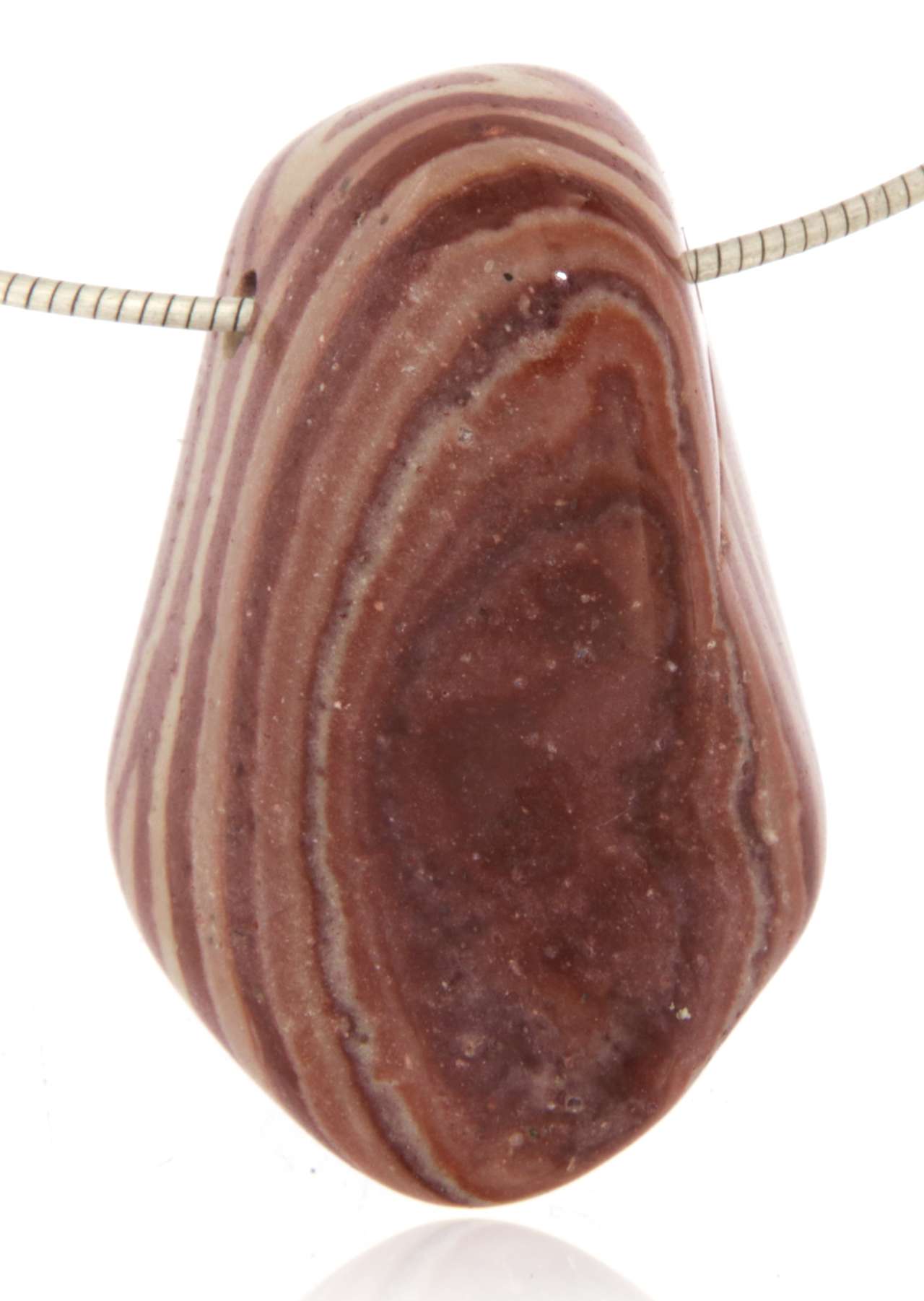 Dr. Liesegang Trommelstein Edelstein Schmuck Ketten Anhänger - A Qualität #6312
