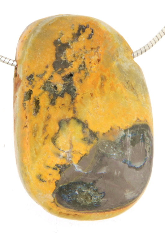 Eclipse - Bumble Bee - Trommelstein Edelstein Schmuck Anhänger - A Qualität #7046
