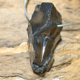 Edelschungit - Edel - Schungit - Elite - Shungite Trommelstein Edelstein Schmuck Ketten Anhänger - A Qualität #5453