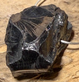 Edelschungit Trommelstein Edelstein Schmuck Ketten Anhänger - A Qualität #6866 - seelensteinchen
