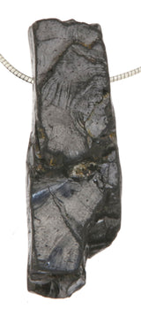 Edelschungit - Edel-Schungit Trommelstein Edelstein Schmuck Anhänger - A Qualität #0456