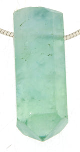 Fluorit Trommelstein Edelstein Schmuck Ketten Anhänger - A Qualität #6287