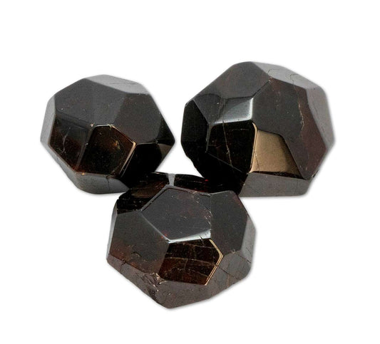 Granat facettiert - Edelstein - Trommelstein - Handschmeichler - A Qualität #6242