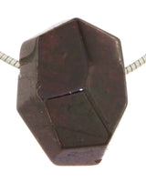 Granat facettiert Trommelstein Edelstein Schmuck Ketten Anhänger - A Qualität #6260
