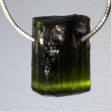 Green Tourmaline - Verdigolith Jewelry Tumbled Stone Pendant - Gemstone A Quality #7168 - seelensteinchen