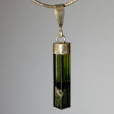 grüner Turmalin Verdigolith Schmuck Ketten Anhänger 925er Silber Edelstein A Qualität #7336 - seelensteinchen