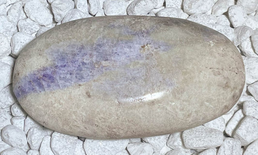 Hackmanit Seifenstein - Handschmeichler - Auflagestein - Massagestein 90g, poliert - Sonderqualität #6806